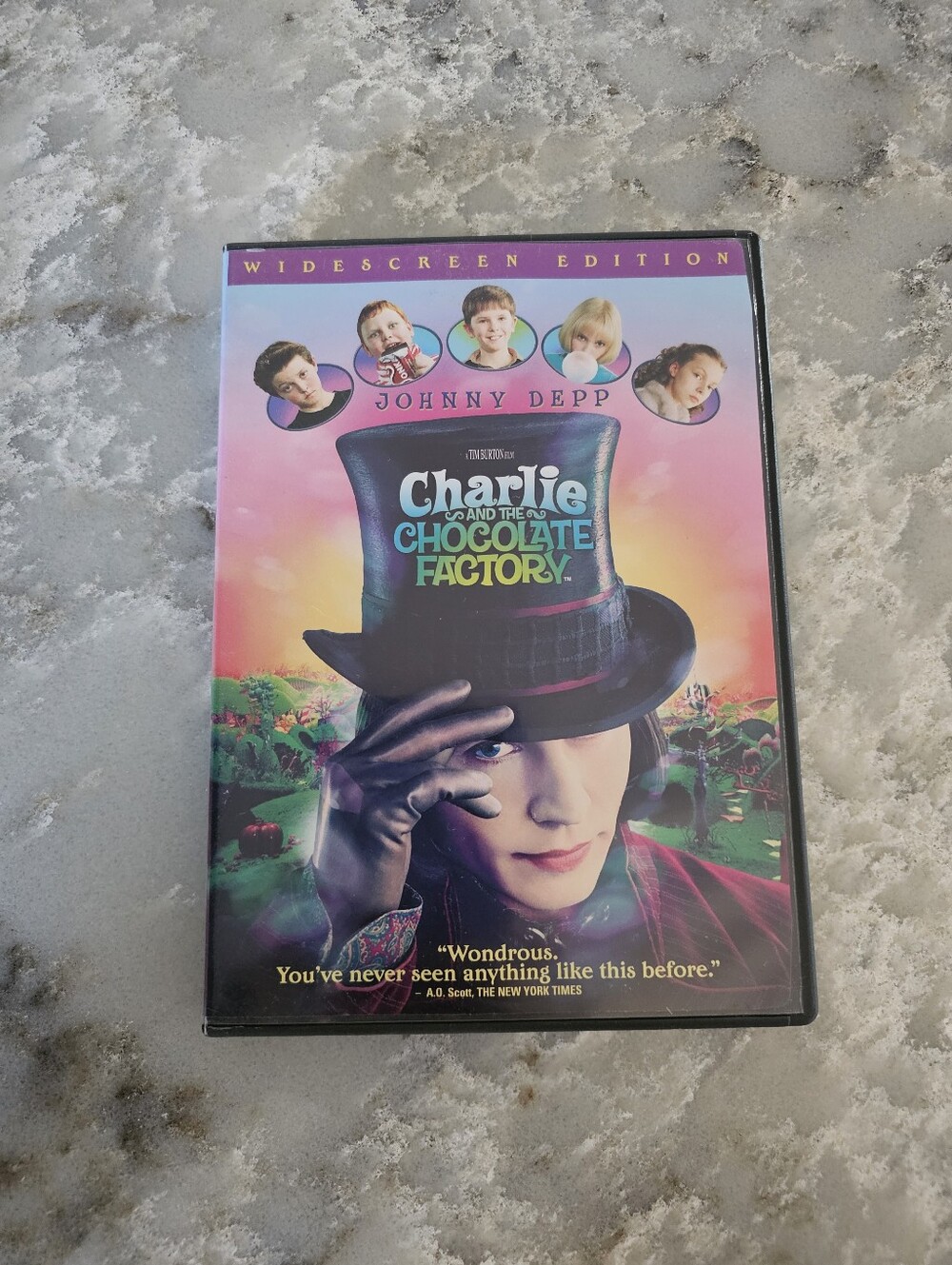 Charlie and the Chocolate Factory DVD 2005 Widescreen Johnny Depp Tim Burton